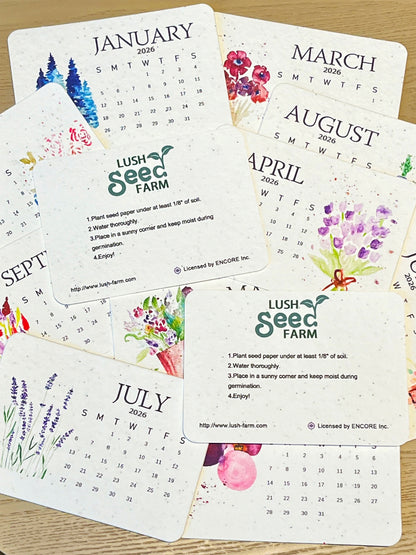 ✨New Arrivals 49% OFF Today🌱Eco-Friendly Plantable Love Seed Calendar 2026