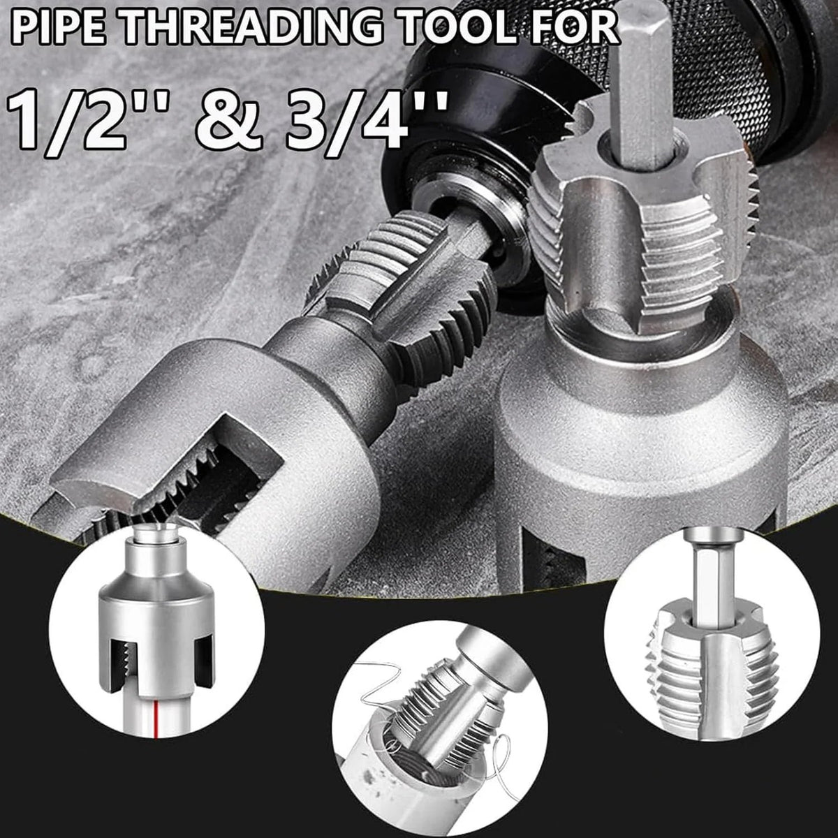 🛠️ Pipe Tapping and Threading Tool