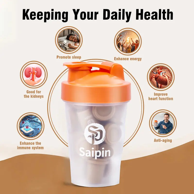 🔥【BOGO Deal】Loaded Tea Energy Drink Mix ，( Saipin FREE Shaker) No Sugar Clean Focus Calm Power for Work Gym On The Go，4X Active Power Healthy