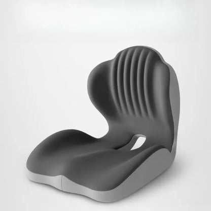 Ergonomic Memory Foam Seat Cushion with Lumbar & Back Support, Relieves Back Pain, Reduces Pressure
