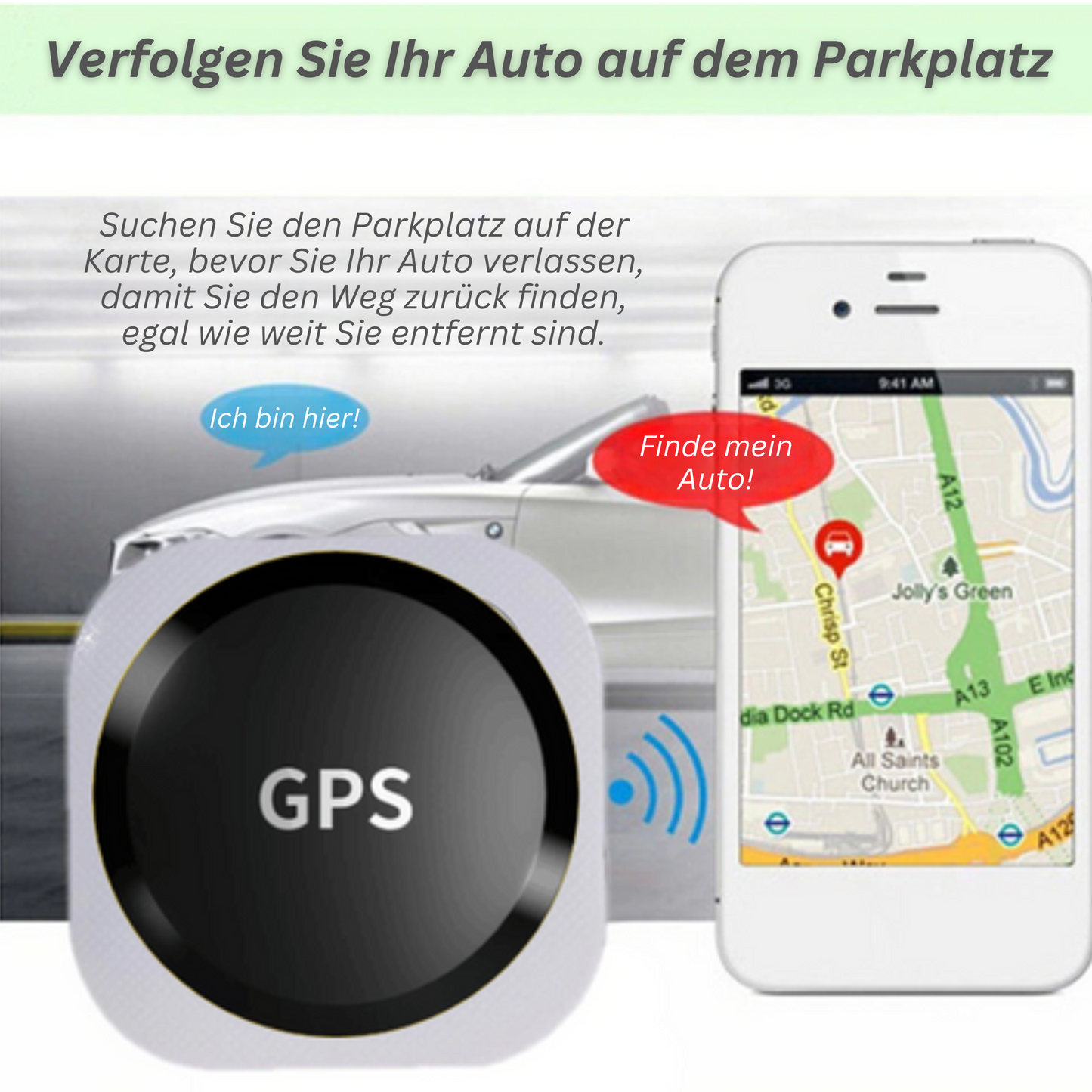 GPSafe™️ I Mini-GPS-Ortungsgerät (1+1 GRATIS)