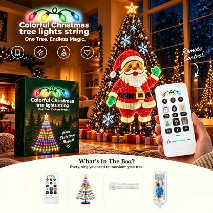 🎄Smart Animated Christmas Tree Lights - Make Your Christmas Tree Come Alive!