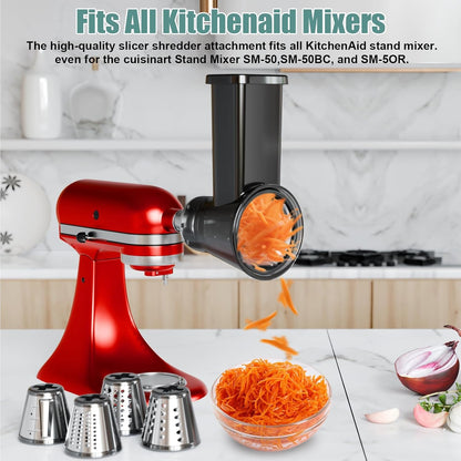 🧀 Premium Slicing and Shredding Attachments for Stand Mixers