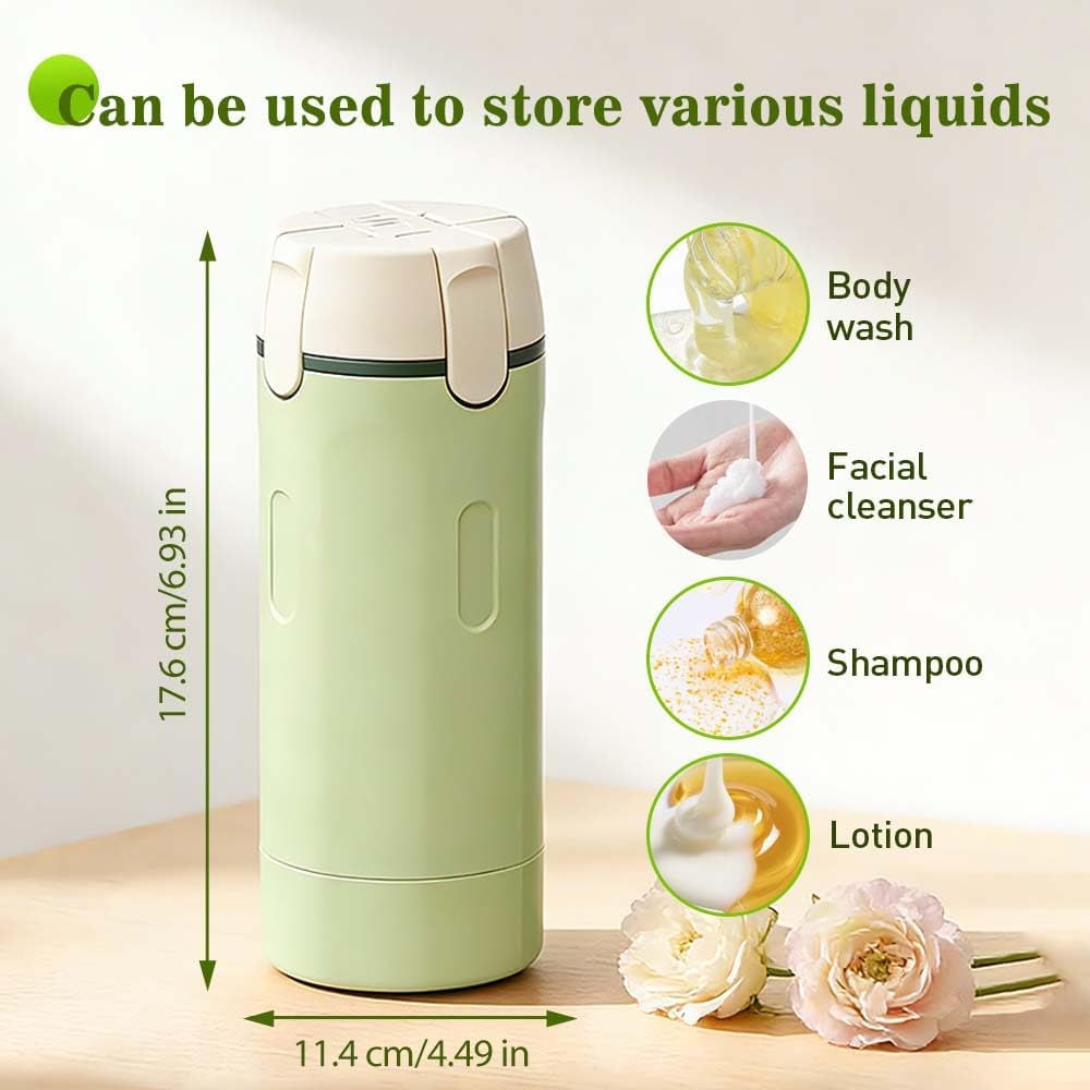 4-in-1 Leakproof Rotatable Travel Dispenser Set