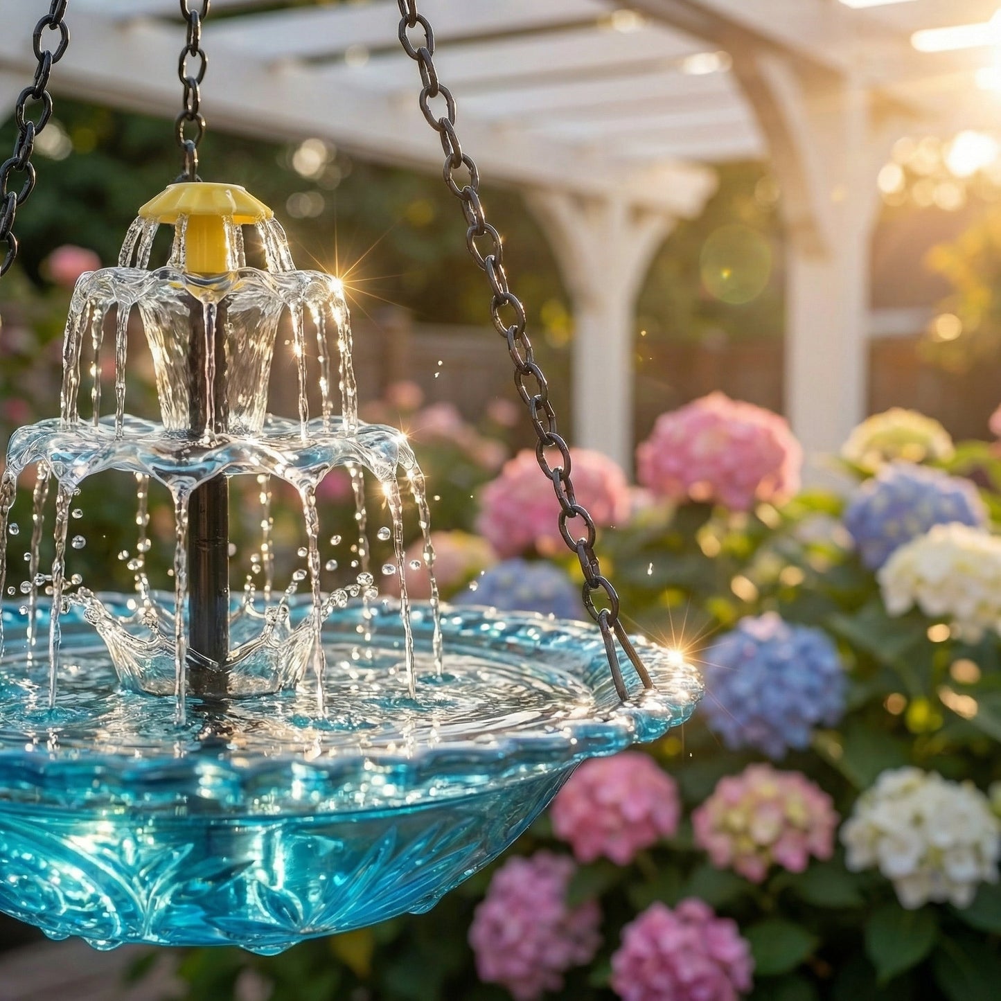 🎁 Limited-Time Offer | Solar Cascade Hanging Bird Bath Fountain  -$AC