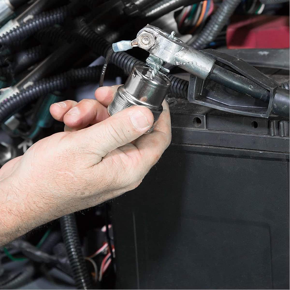🔌4-Way Quick Release Brass Car Battery Terminal Connectors
