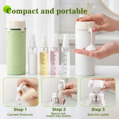 4-in-1 Leakproof Rotatable Travel Dispenser Set