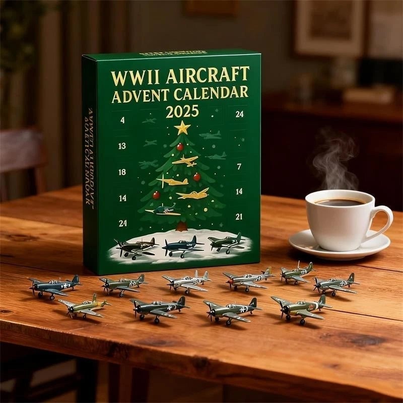 🔥2025 Aircraft Advent Calendar World War II Plane