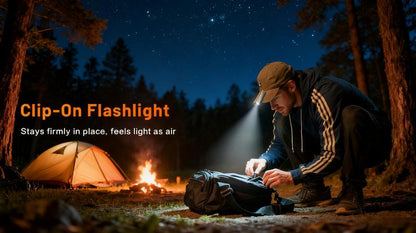 🔦Pocket Rechargeable EDC Flashlight: 500-lumen mini keychain flashlight