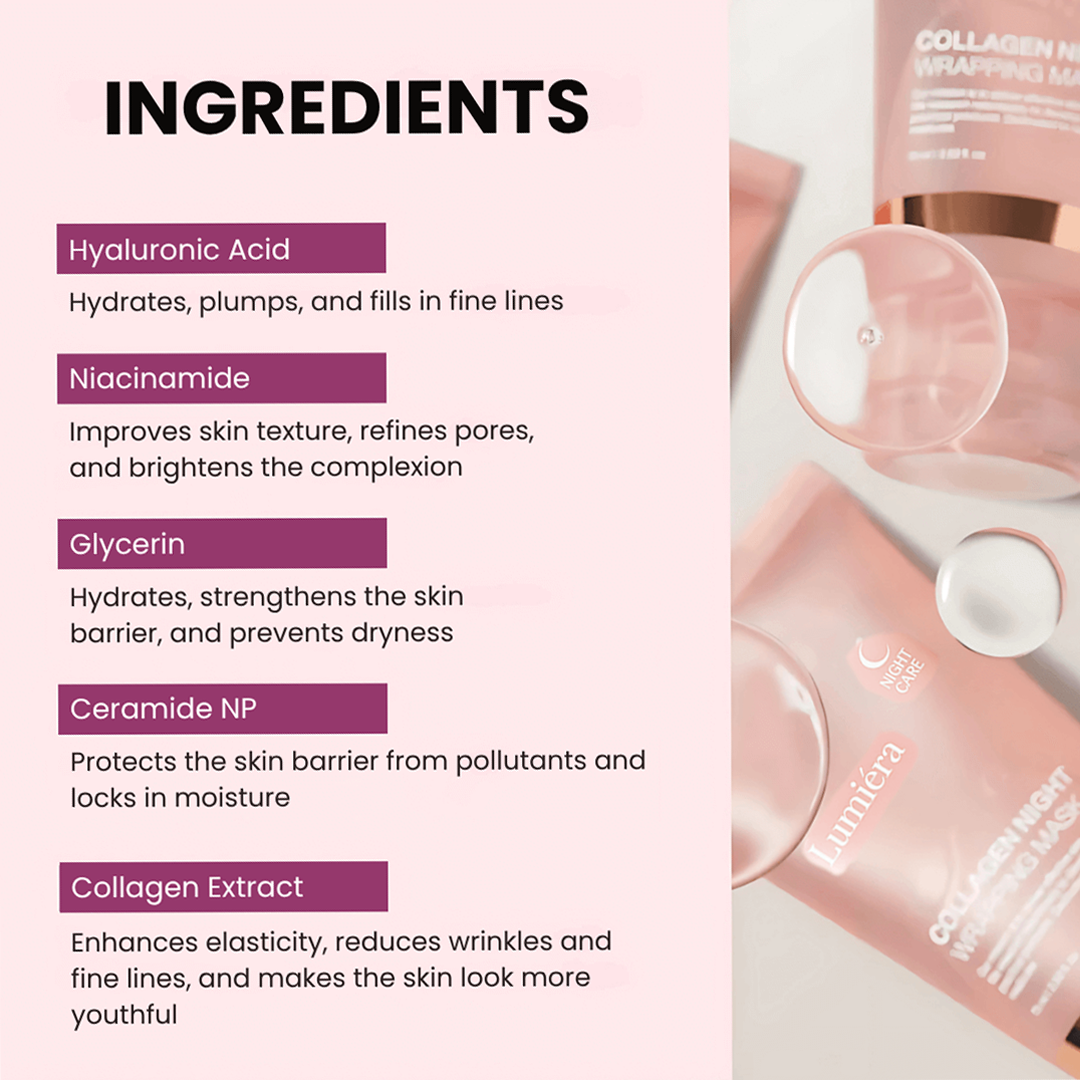 Collagen-Boosting Night Mask | Visibly younger skin in just 7 days!