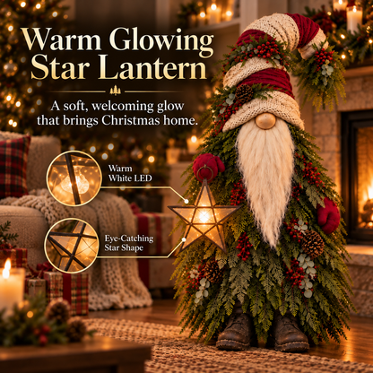 Evergreen Star Gnome Lighted Christmas Woodland Decor