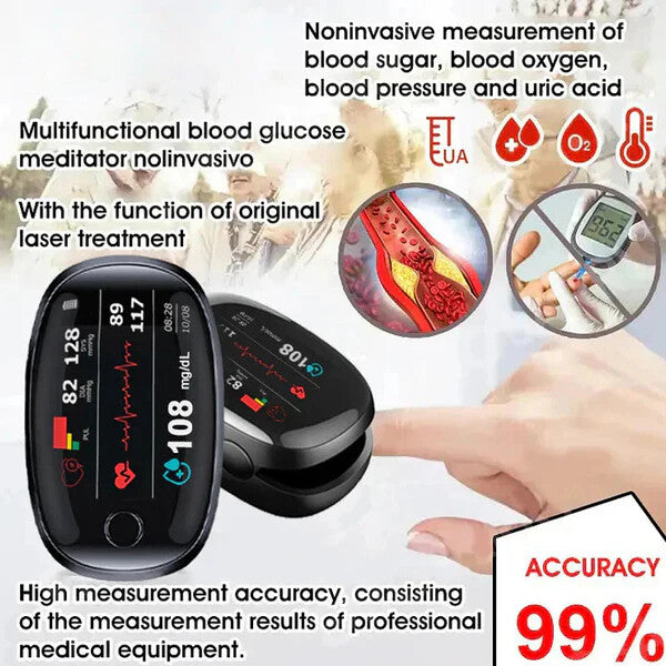 🔥Final 3 Hours: 50% OFF🏆Non-Invasive Blood Glucose Meter[99.9% Accuracy]✅TGA Approved