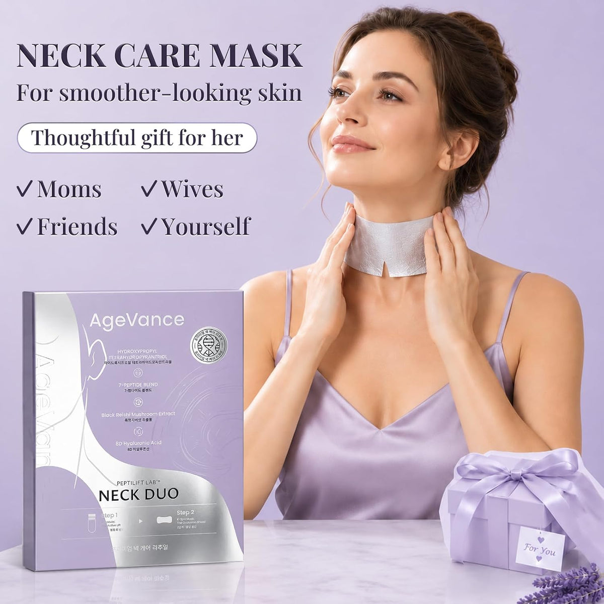 NECK DUO-Fine Line Care Firming Neck Mask