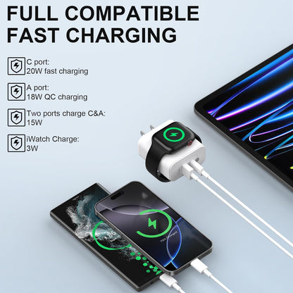 3 in 1 USB-C Charger Block