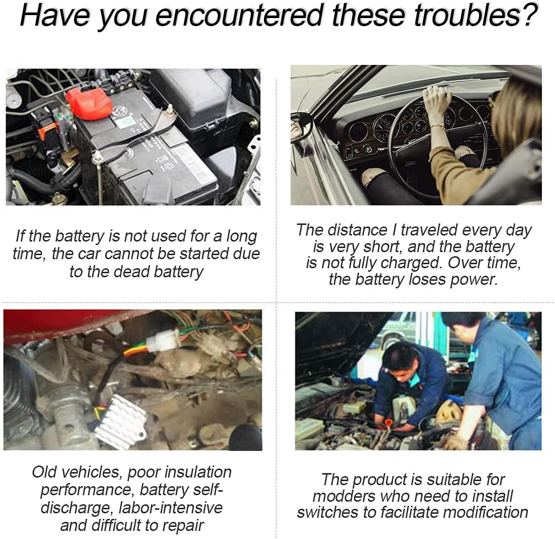🔌4-Way Quick Release Brass Car Battery Terminal Connectors