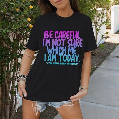 Show Your Personality 🤣 Funny Slogan Graphic T‑Shirt, Perfect For Daily & Gathering