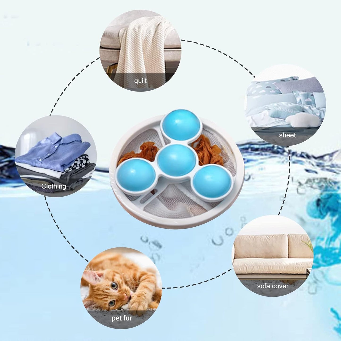 Washing Machine Mesh Bag Hair Filter