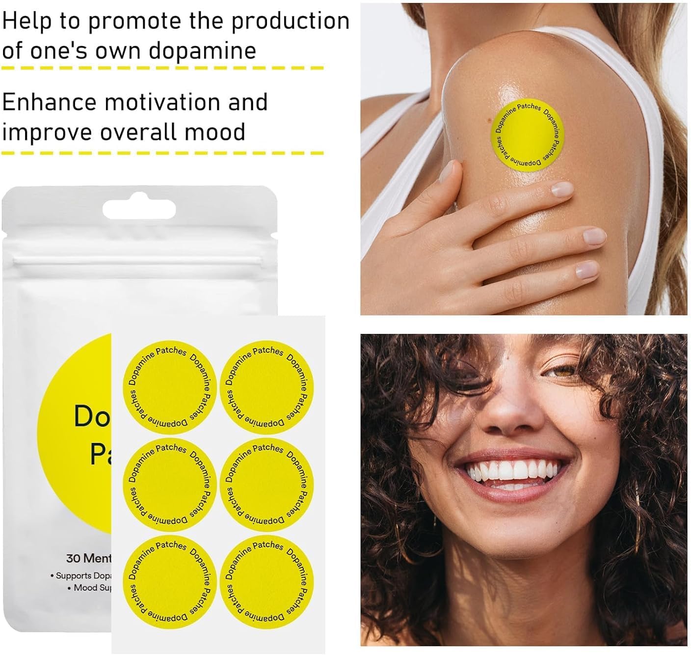 Dopamine Patches: 30 Mental Wellness Patches