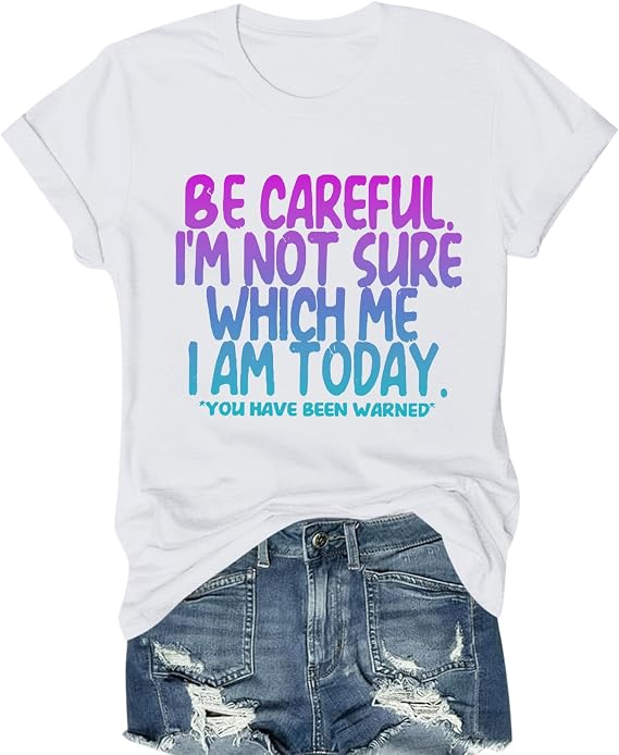 Show Your Personality 🤣 Funny Slogan Graphic T‑Shirt, Perfect For Daily & Gathering