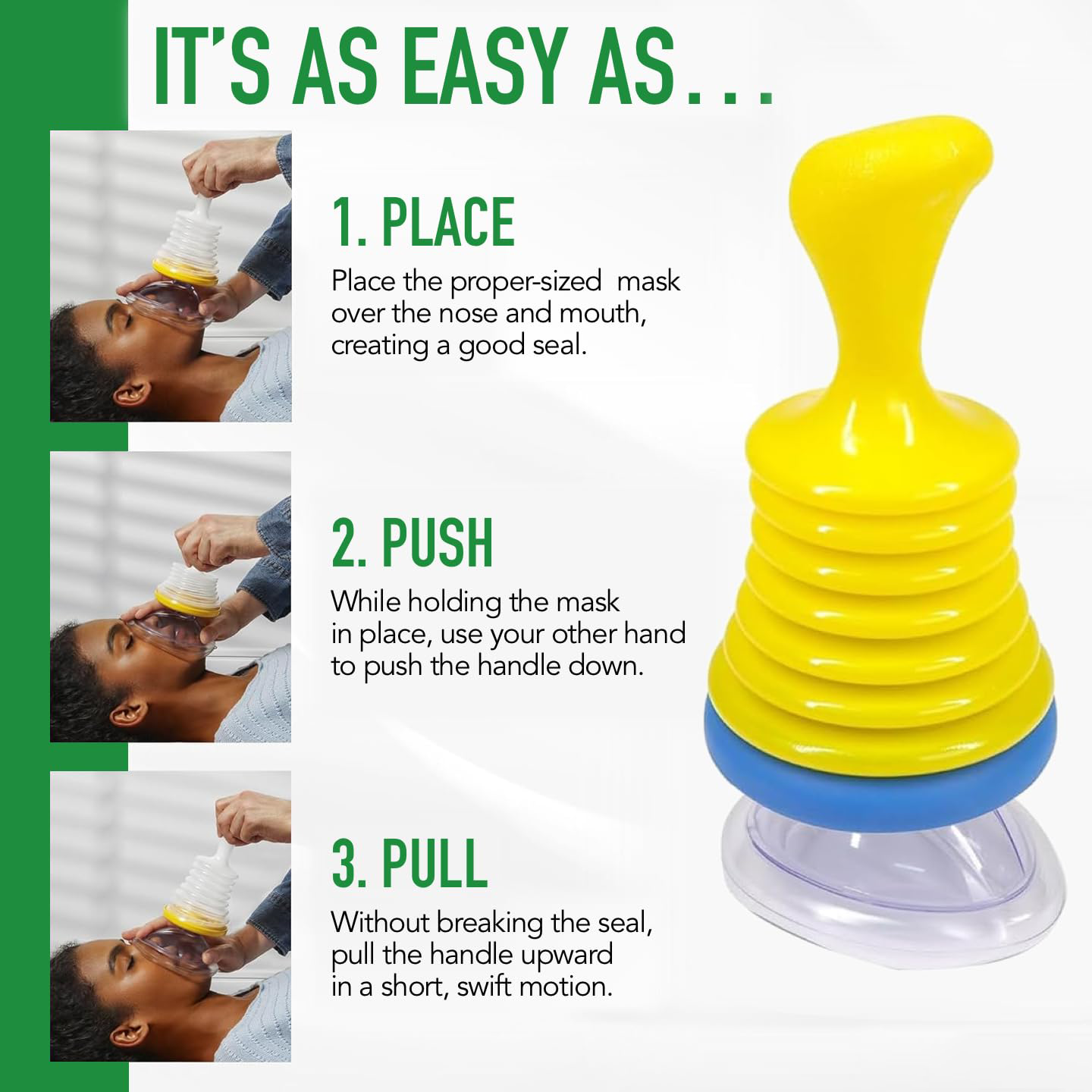 Anti Choking Device | Instructions Kit for Choking Rescue