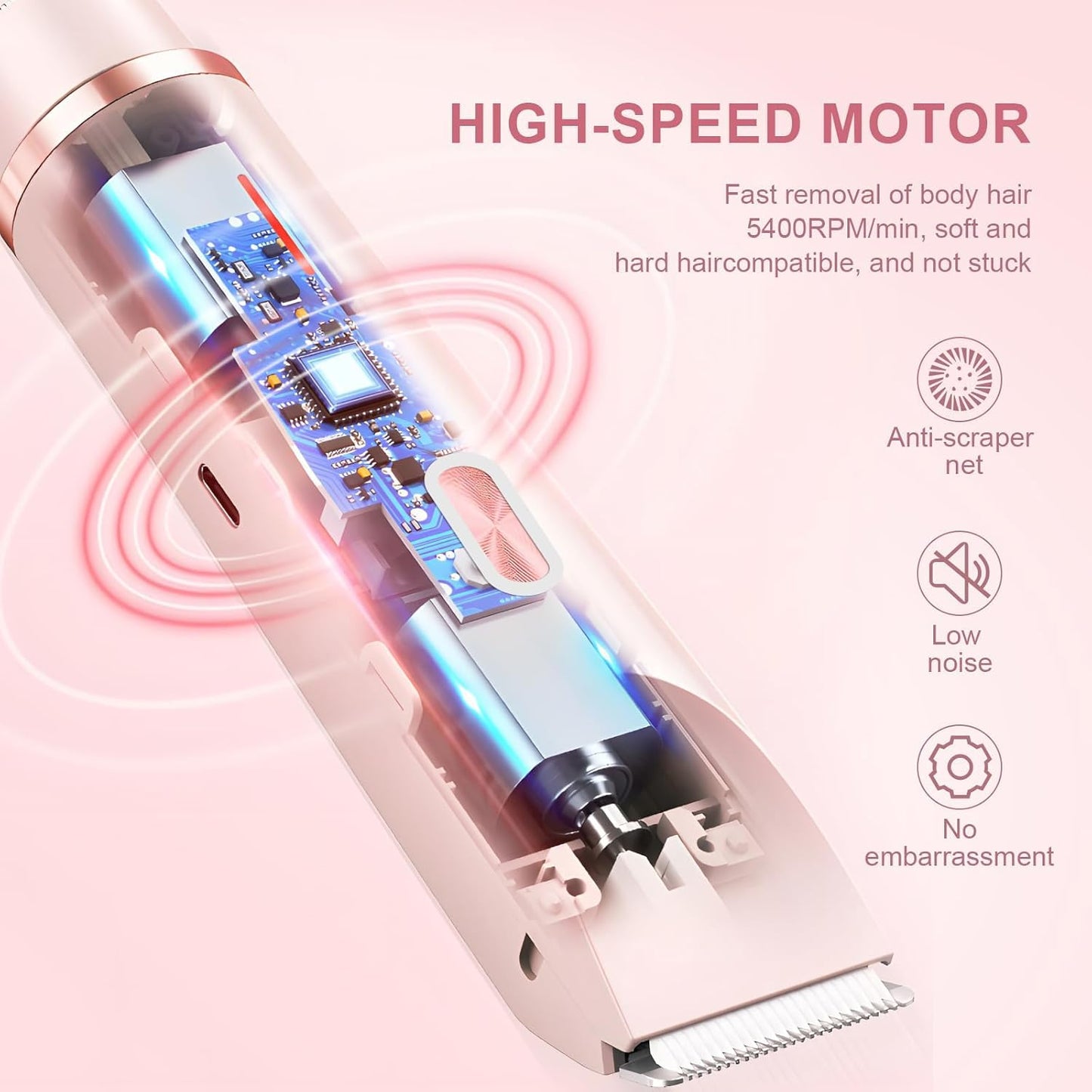 Electric Hair Trimmer for Women