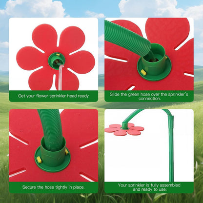 ✨️Boost your courtyard happiness! 360° Rotating Dancing Flower Sprinkler-Funny Dancing Flower Yard Lawn Sprinkler