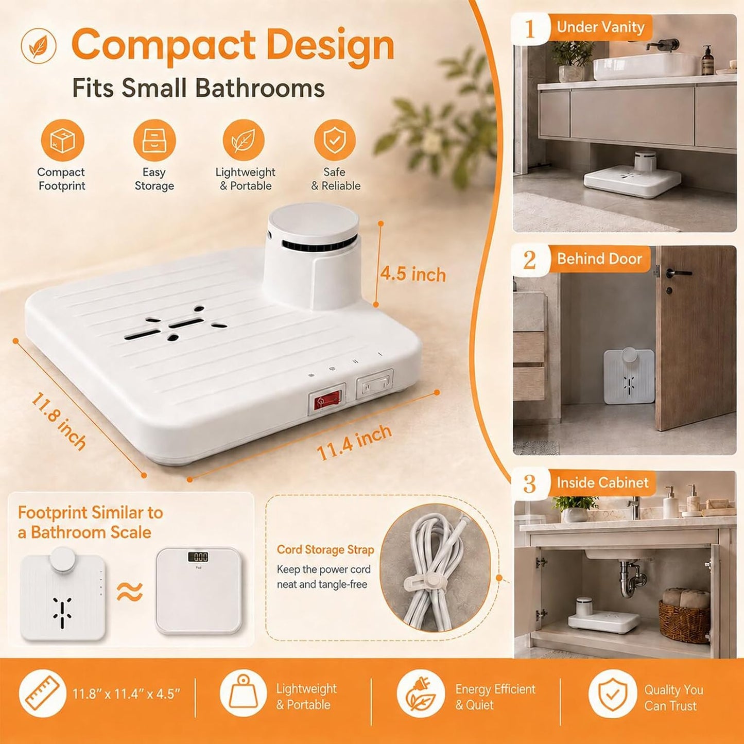 ✨No More Towels! Waterproof Step-On Body Dryer For Bathroom & RV Use