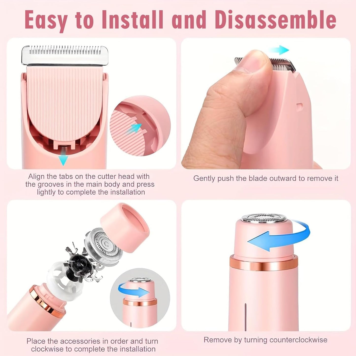 Electric Hair Trimmer for Women