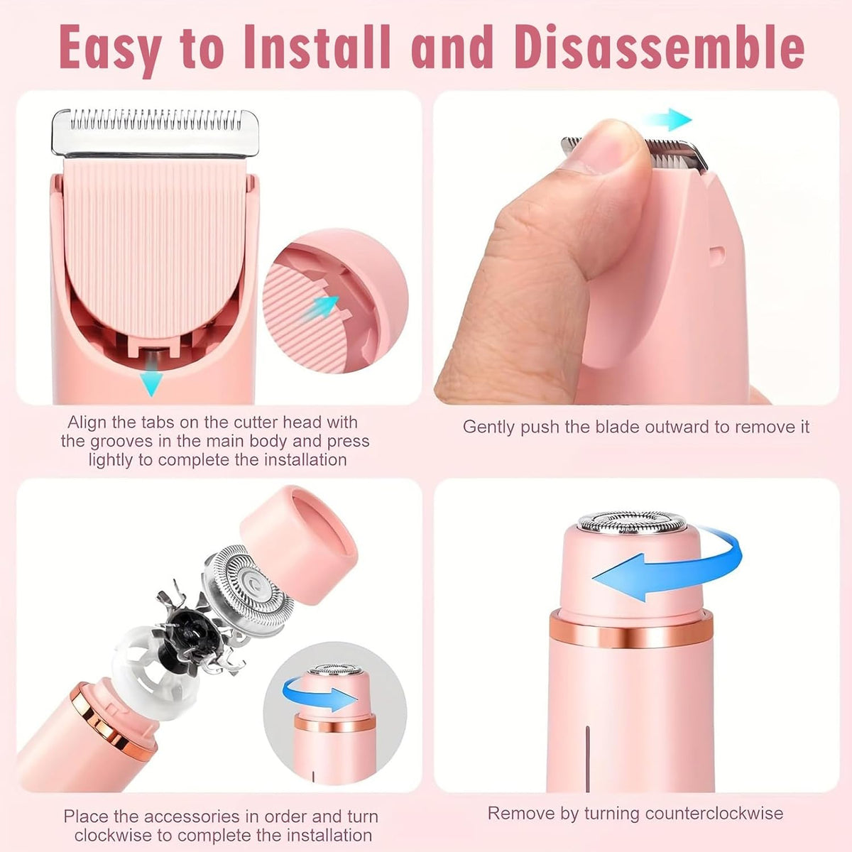 Electric Hair Trimmer for Women
