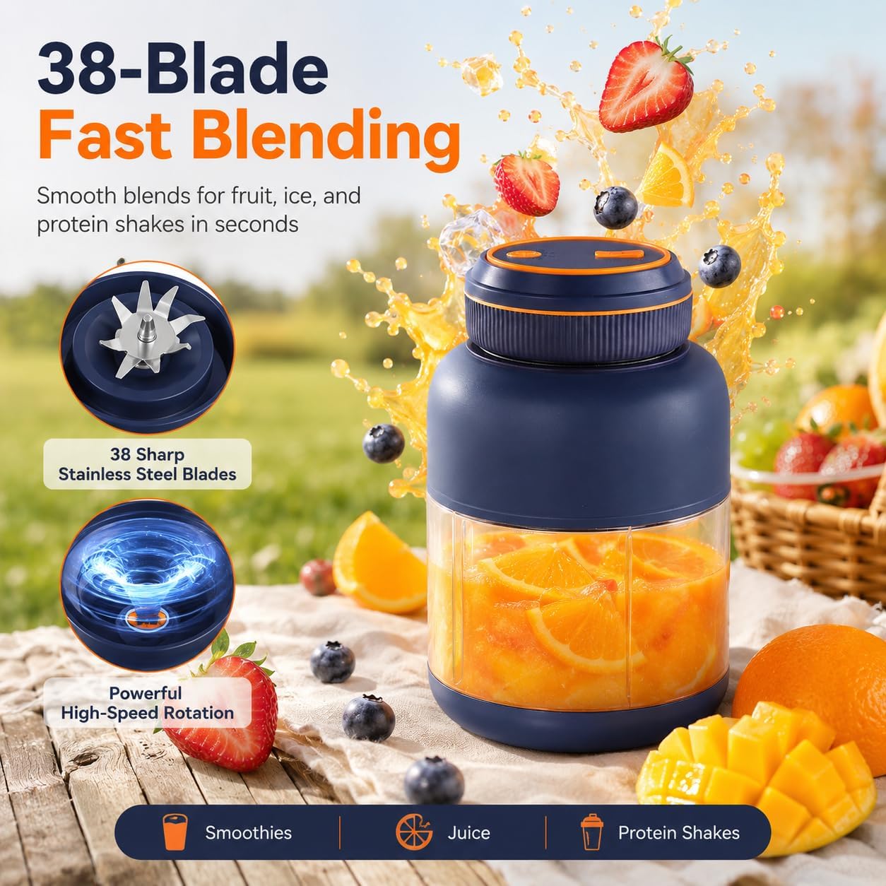 Portable Wireless Juicer Cup
