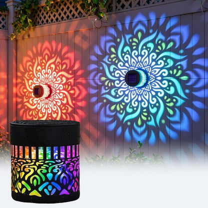 Solar Mandala Lights Outdoor Wall