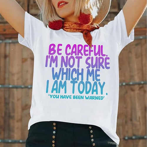 Show Your Personality 🤣 Funny Slogan Graphic T‑Shirt, Perfect For Daily & Gathering