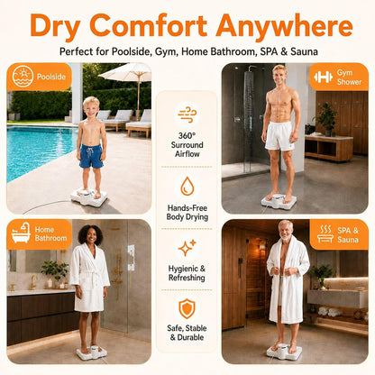 ✨No More Towels! Waterproof Step-On Body Dryer For Bathroom & RV Use