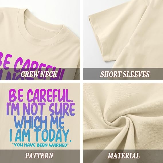 Show Your Personality 🤣 Funny Slogan Graphic T‑Shirt, Perfect For Daily & Gathering