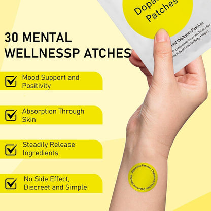 Dopamine Patches: 30 Mental Wellness Patches