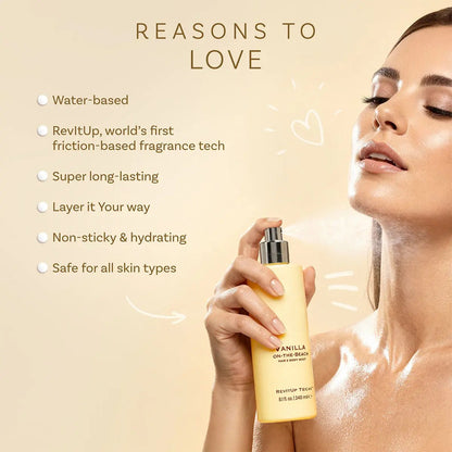 🎁💕49% OFF-Vanilla on the Beach Hair & Body Mist for Women