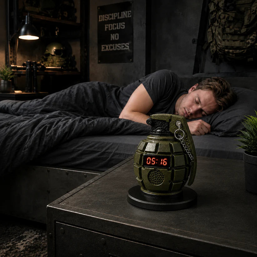 Early Drill™ Grenade Alarm Clock