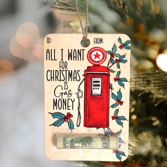 🎅💸 Handcrafted Wooden Money Holders Gift