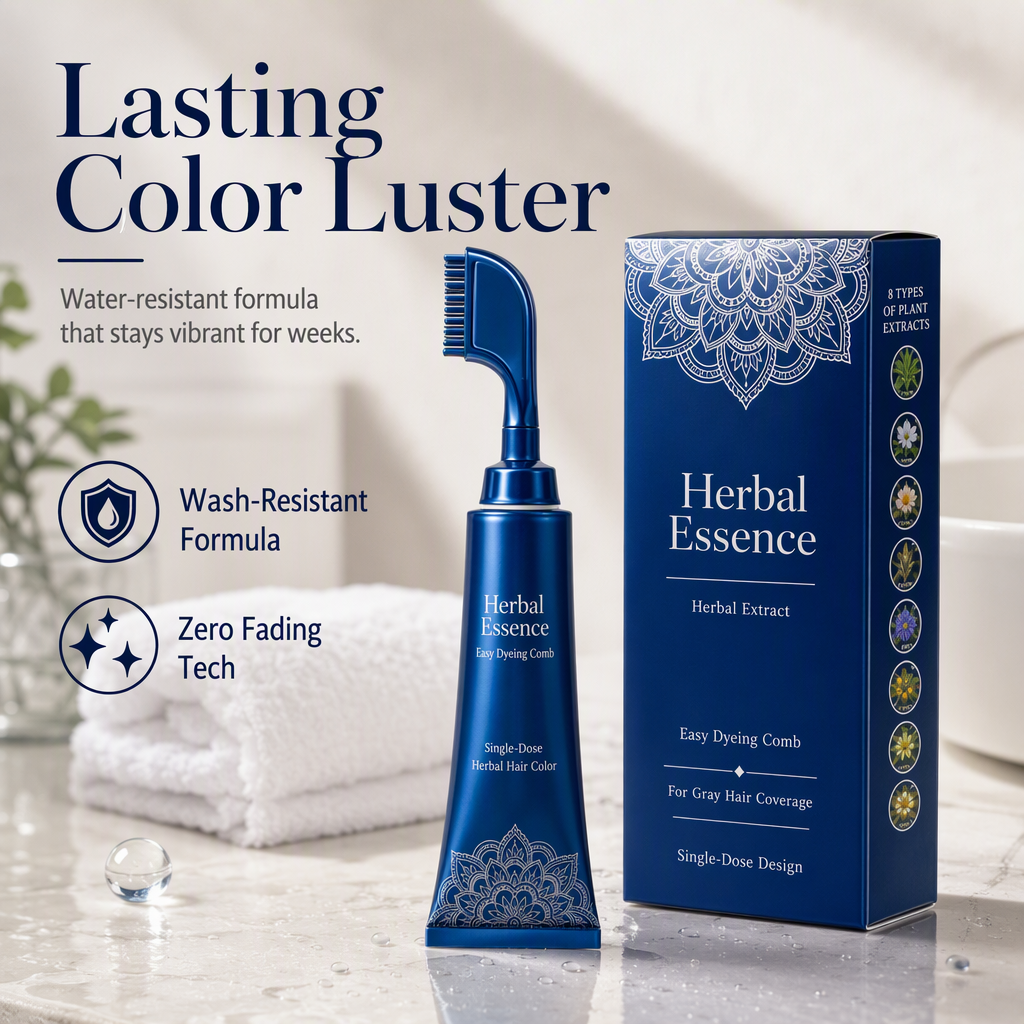 ⏳Time-Limited Special⏰Herbal Hair Dye Comb for Home Use