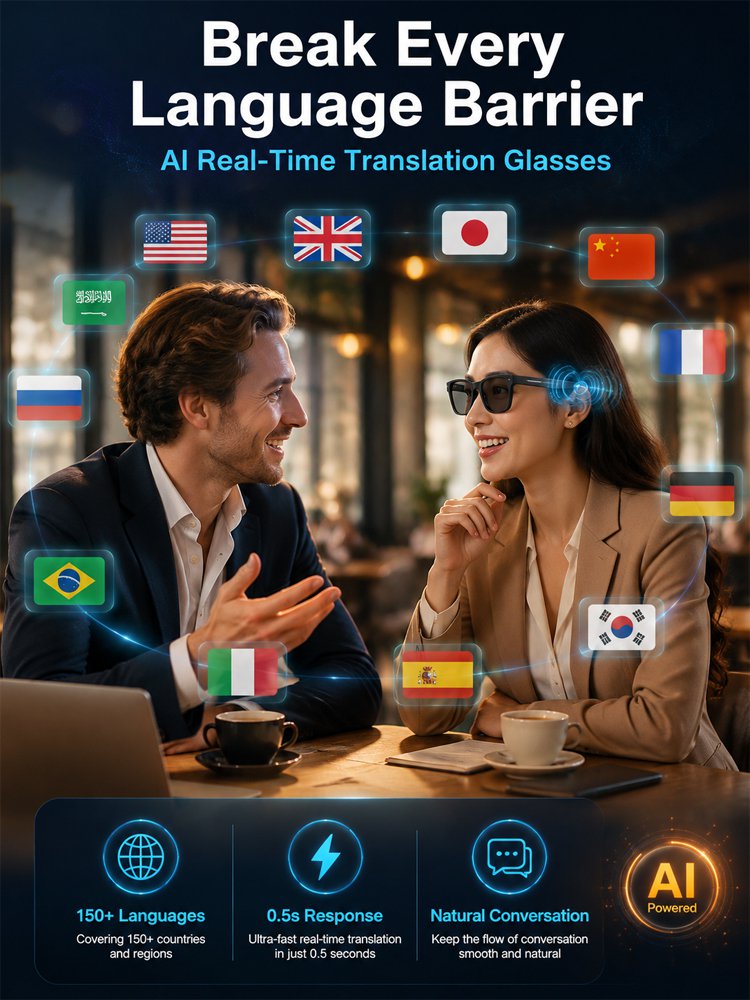AI Smart Bluetooth Glasses-Ketaticeo