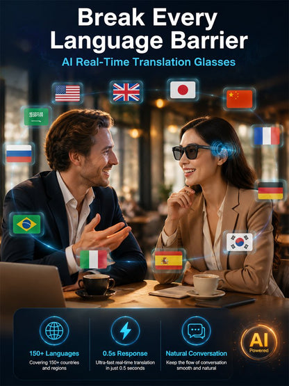 AI Smart Bluetooth Glasses-Ketaticeo