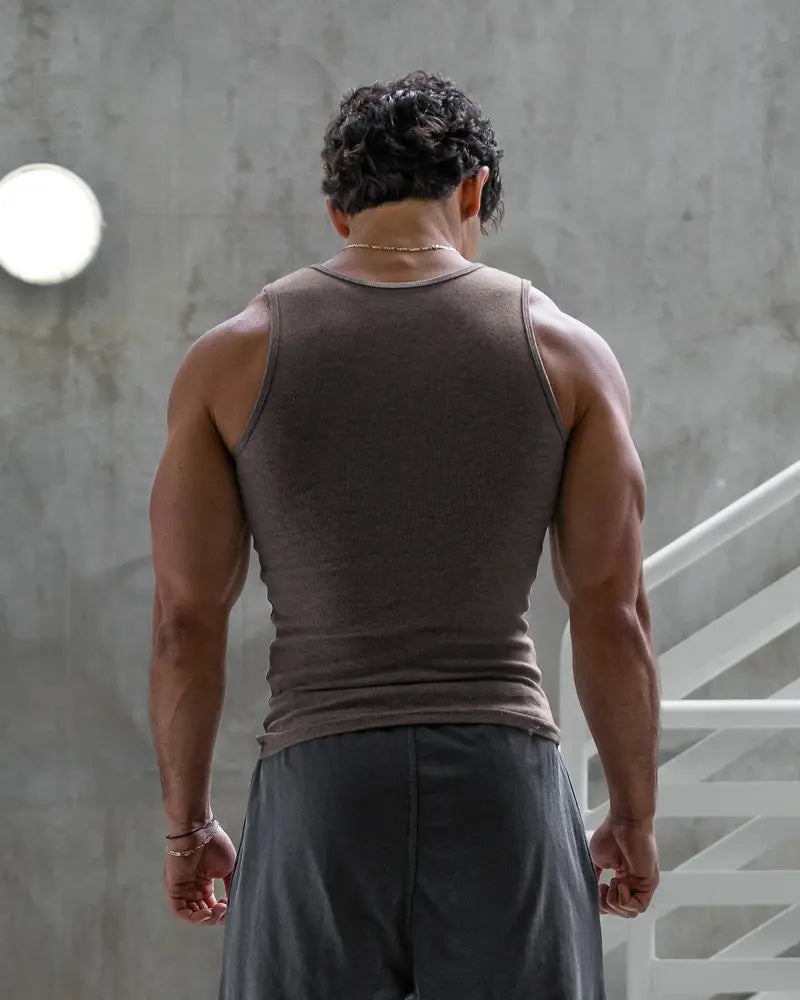 Haus | Premium Ultra-Soft Cotton Fitted Tanks 3 Pack / 6 Pack