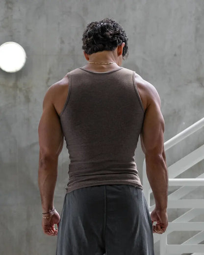 Haus | Premium Ultra-Soft Cotton Fitted Tanks 3 Pack / 6 Pack