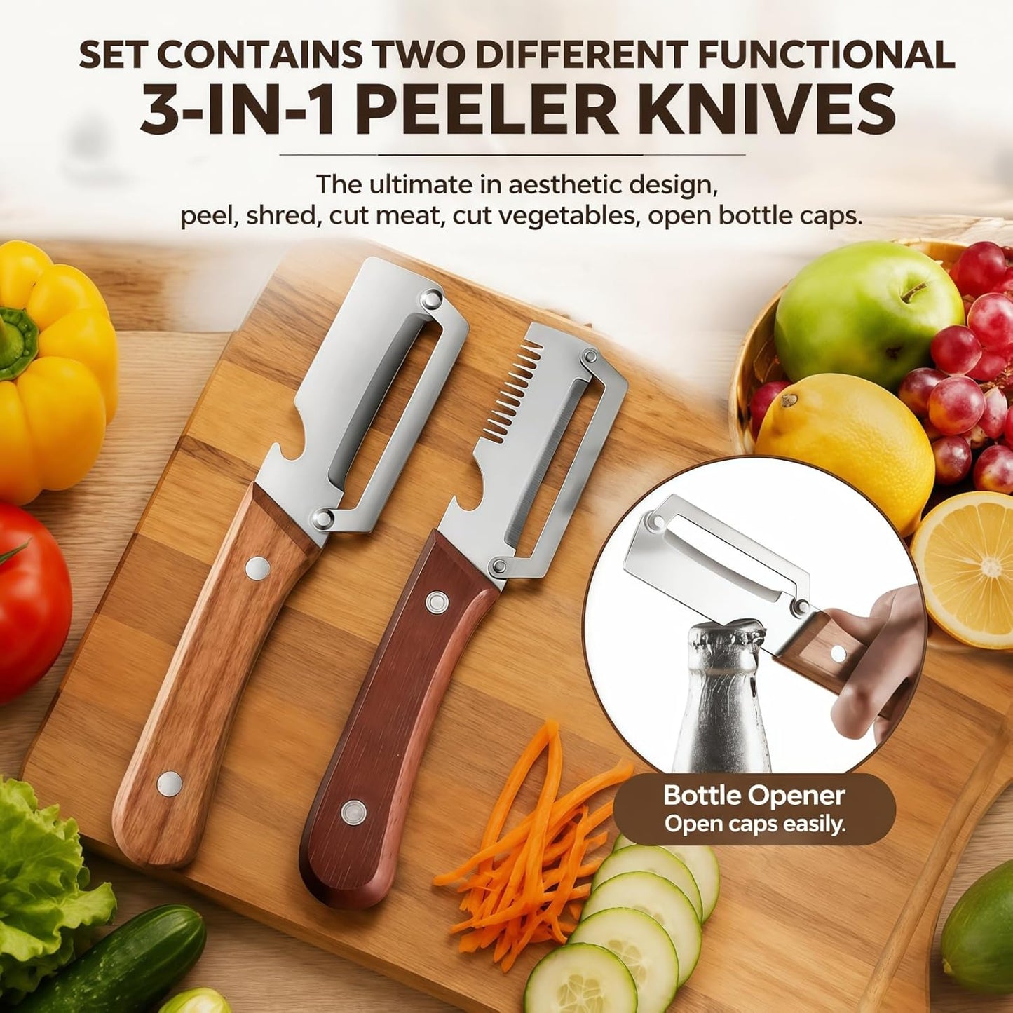 Multifunctional Vegetable Peeler