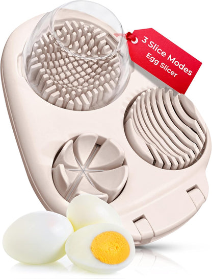 🥪3-in-1 Stainless Steel Multi-Purpose Egg Slicer & Fruit Cutter