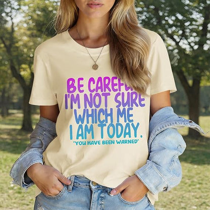Show Your Personality 🤣 Funny Slogan Graphic T‑Shirt, Perfect For Daily & Gathering