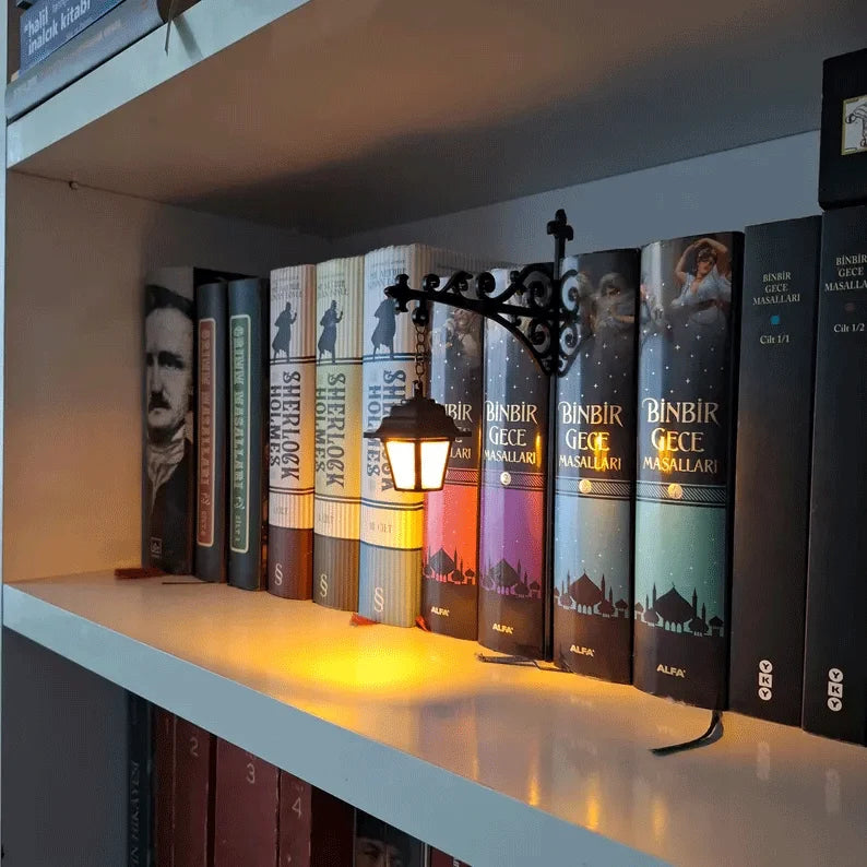 🔥LAST DAY 50% OFF - Library Lantern-Decorative Bookshelf Lighting