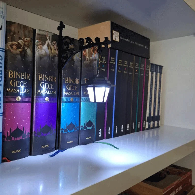 🔥LAST DAY 50% OFF - Library Lantern-Decorative Bookshelf Lighting