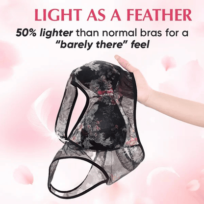 🎁 Super gather bra | Ice Silk Lace Cooling Comfort Bra