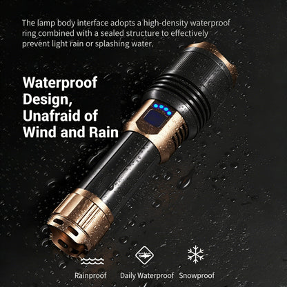 🔦 Rechargeable Outdoor Long-Range Ultra-Bright Laser Flashlight